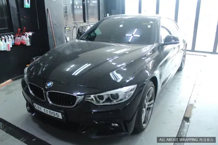 BMW 420D  PPF시공, 라이트필름, 전면그릴 포인트랩핑 시공후기 / 경기 광명