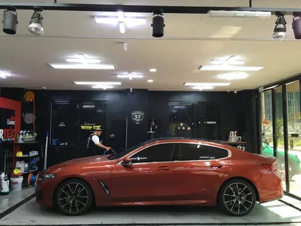 BMW 840d 선셋 오렌지 -> 엠뷸런스 옐로우 전체랩핑 후는? / 광명, 안양, 시흥