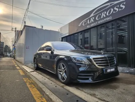 벤츠 S350d 화이트유광 전체랩핑 포인트는? / 광명, 안양, 시흥