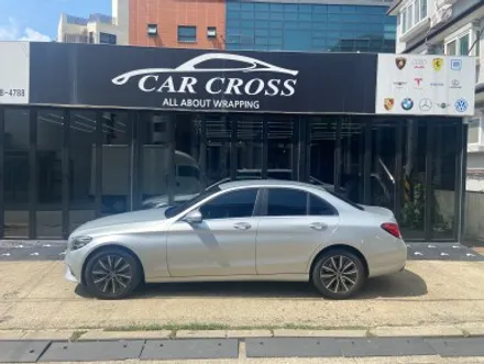 벤츠 C200 블랙PPF 루프스킨시공(포인팅 및 실내랩핑)