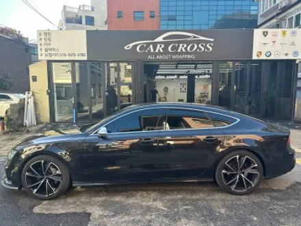 아우디 A7 크롬딜리트 끝판왕 블랙 RS룩, and 실내랩핑 / 광명, 안양, 시흥