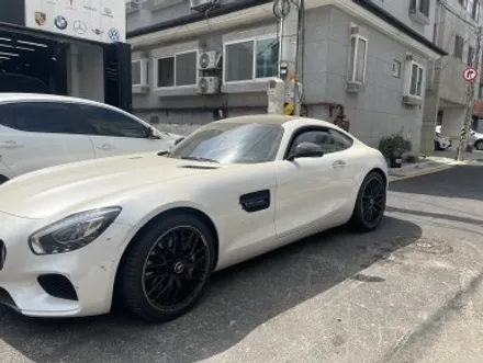 벤츠 AMG GT 사고처리 화이트펄 전체랩핑, 보호된 도장 복원 / 경기 광명