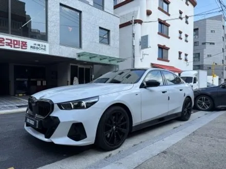 BMW G60 전체랩핑 사틴다크그레이 시공효과! / 경기 광명
