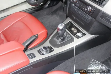 BMW 328i 컨버터블 실내랩핑 랩핑전문점 카크로스 / 경기 광명