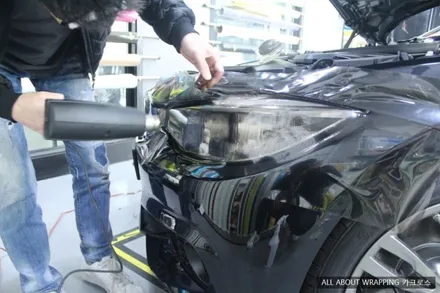 BMW 420D  PPF시공, 라이트필름, 전면그릴 포인트랩핑 시공후기 / 경기 광명