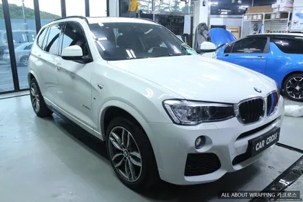 BMW X3 생활보호패키지 및 사이드스커트 랩핑 / 경기 광명