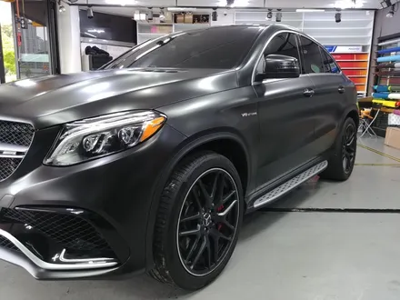 벤츠 GLE쿠페 63 AMG 사틴블랙으로 전체래핑 / 광명, 안양, 시흥