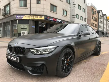 자동차전체랩핑 진수 BMW M3 사틴블랙 풀스킨 / 광명, 안양, 시흥