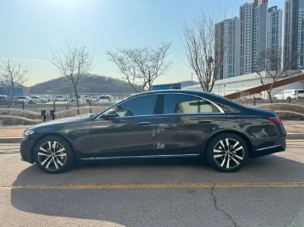 자동차랩핑전문점 벤츠S클래스 화이트유광 전체랩핑 / 경기 광명