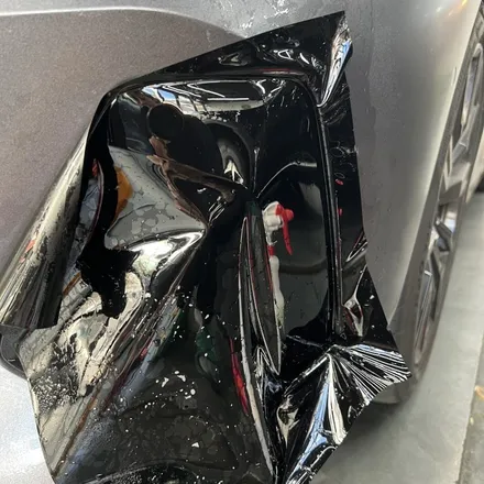 BMW 5시리즈 G60 앞범퍼 사고 후, 랩핑 재시공 후기! / 경기 광명