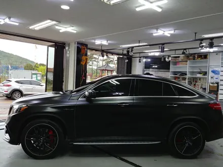 벤츠 GLE쿠페 63 AMG 사틴블랙으로 전체래핑 / 광명, 안양, 시흥