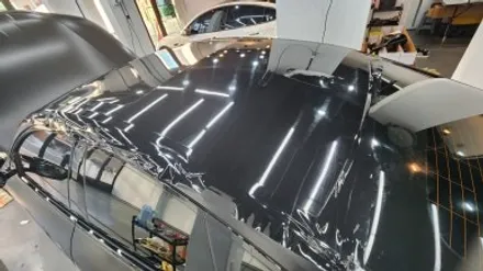 전체랩핑 BMW 440d 사틴블랙 컬러로 변신! / 경기 광명