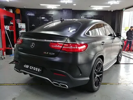 벤츠 GLE쿠페 63 AMG 사틴블랙으로 전체래핑 / 광명, 안양, 시흥