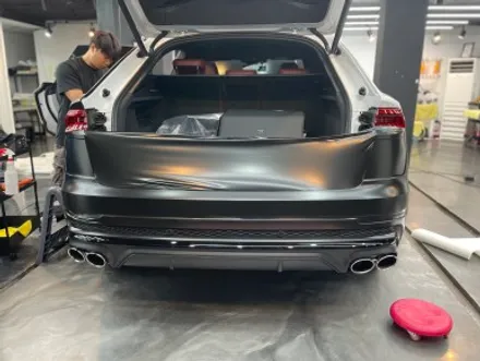 아우디Q8 사틴블랙 전체랩핑의 엄청난 효과! / 광명, 안양, 시흥