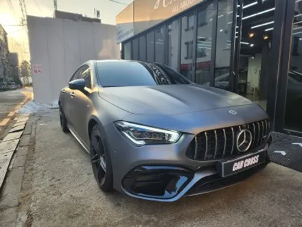 벤츠 CLA 무광다크그레이 전체랩핑 무광의 포스는 다르다! / 광명, 안양, 시흥