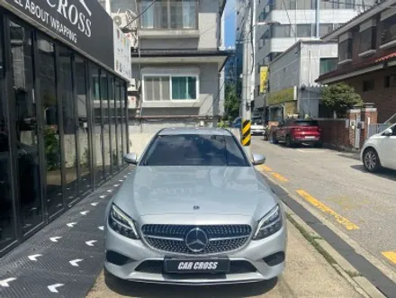 벤츠 C200 블랙PPF 루프스킨시공(포인팅 및 실내랩핑)