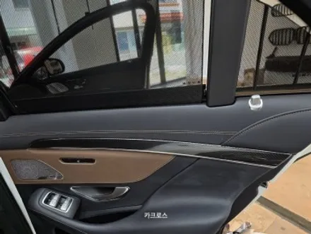 벤츠S클래스 실내랩핑(카본) 광명카크로스에서! / 경기 광명