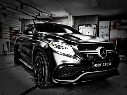 벤츠 GLE쿠페 63 AMG 사틴블랙으로 전체래핑 / 광명, 안양, 시흥