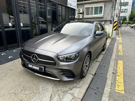 벤츠 E220d 사틴 다크그레이 전체랩핑 최고의 시공효과 / 광명, 안양, 시흥