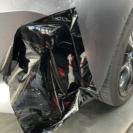 BMW 5시리즈 G60 앞범퍼 사고 후, 랩핑 재시공 후기! / 경기 광명