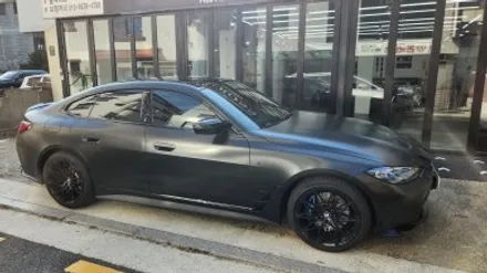 전체랩핑 BMW 440d 사틴블랙 컬러로 변신! / 경기 광명