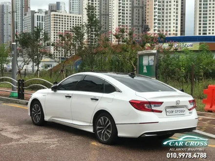 혼다 어코드 자동차전체랩핑 화이트 유광으로 플랙스했지머얌! / 광명, 안양, 시흥