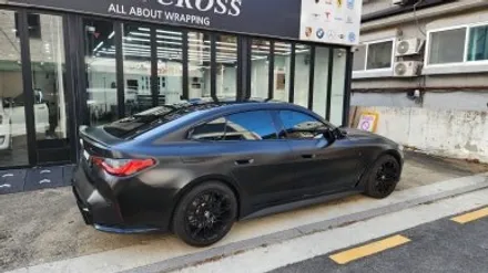전체랩핑 BMW 440d 사틴블랙 컬러로 변신! / 경기 광명