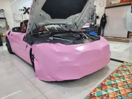 BMW Z4 전체랩핑 핑크컬러 너무 특별해! / 경기 광명