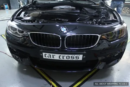 BMW 420D  PPF시공, 라이트필름, 전면그릴 포인트랩핑 시공후기 / 경기 광명