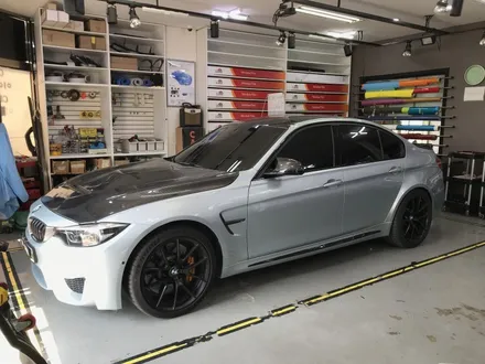 자동차전체랩핑 진수 BMW M3 사틴블랙 풀스킨 / 광명, 안양, 시흥