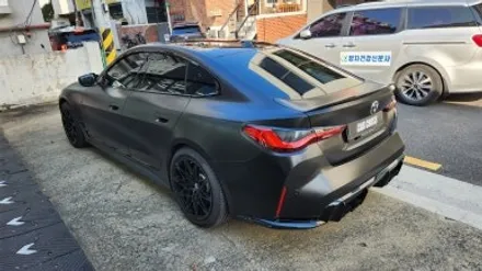 전체랩핑 BMW 440d 사틴블랙 컬러로 변신! / 경기 광명