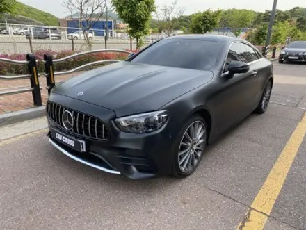 벤츠 E450쿠페 사틴블랙 전체랩핑 / 광명, 안양, 시흥