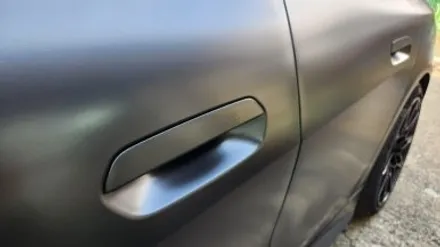 전체랩핑 BMW 440d 사틴블랙 컬러로 변신! / 경기 광명