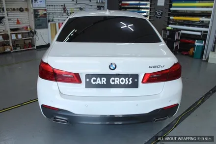 신형 BMW 520d 루프스킨 사이드스컷 시공후기 / 경기 광명