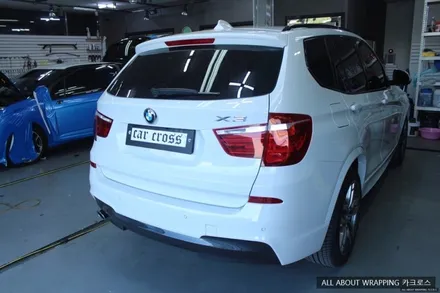 BMW X3 생활보호패키지 및 사이드스커트 랩핑 / 경기 광명