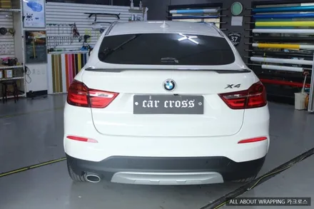 BMW X4 리얼카본 그릴랩핑 및 사이드미러 랩핑 / 경기 광명