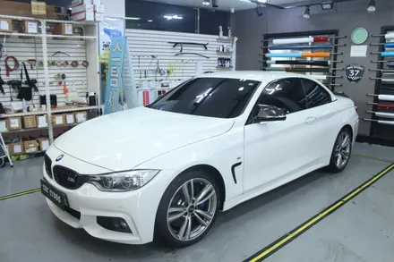 광명자동차랩핑 BMW 428i 컨버터블 전체랩핑 작업! / 경기 광명