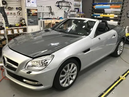 벤츠 SLK 200 다크크레이 전체랩핑 및 가상 배기음 튜닝! / 경기 광명