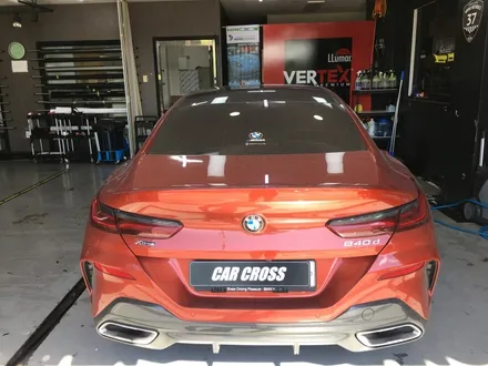 BMW 840d 선셋 오렌지 -> 엠뷸런스 옐로우 전체랩핑 후는? / 광명, 안양, 시흥