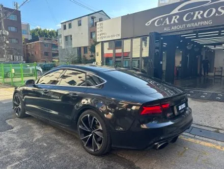 아우디 A7 크롬딜리트 끝판왕 블랙 RS룩, and 실내랩핑 / 광명, 안양, 시흥