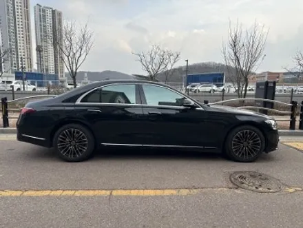 벤츠 W223 S450, 고광택 판타지 그린 전체 랩핑으로 유니크함을! / 경기 광명