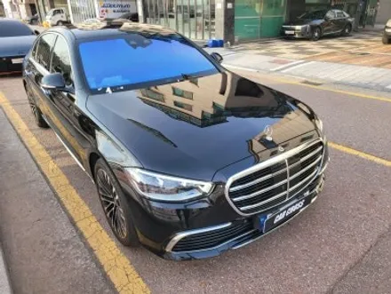 벤츠S클래스 W223 전체랩핑(화이트펄) 드레스업 최고! / 경기 광명