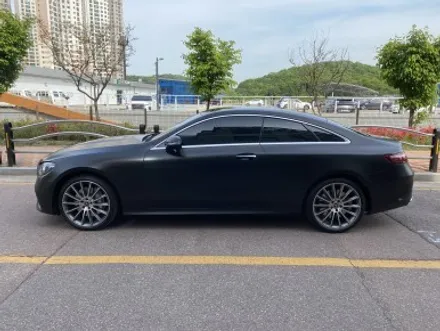 벤츠 E450쿠페 사틴블랙 전체랩핑 / 광명, 안양, 시흥