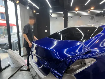 토요타 캠리 유광 블루 라즈베리 전체랩핑 차량의 존재감을 나타내고 싶다면? / 광명, 안양, 시흥
