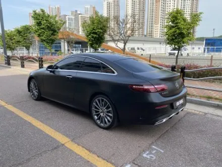 벤츠 E450쿠페 사틴블랙 전체랩핑 / 광명, 안양, 시흥
