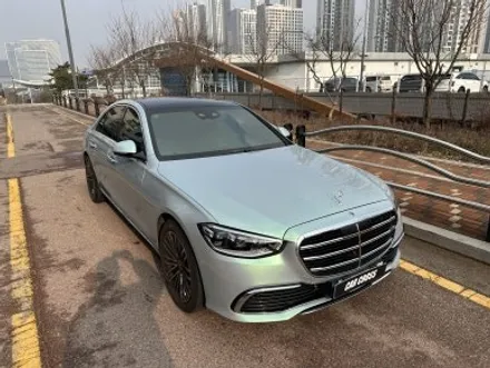 벤츠 W223 S450, 고광택 판타지 그린 전체 랩핑으로 유니크함을! / 경기 광명