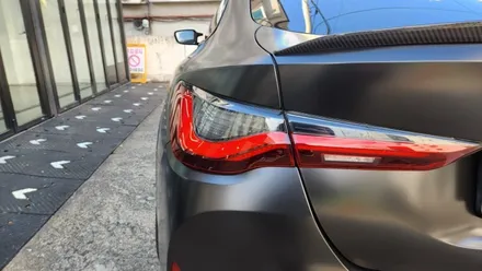 전체랩핑 BMW 440d 사틴블랙 컬러로 변신! / 경기 광명