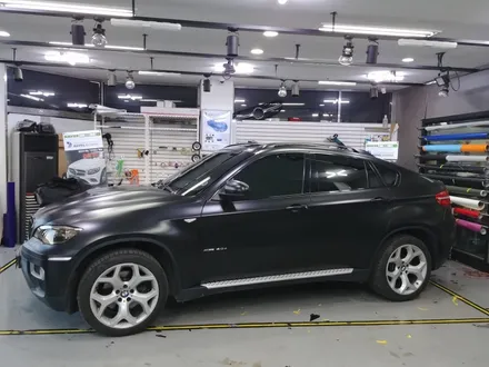 자동차전체래핑 BMW e71 X6 사틴블랙 전체랩핑 / 광명, 안양, 시흥