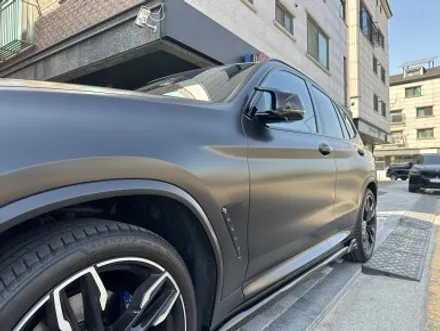 BMW X3 사틴블랙 전체랩핑 눈 돌아갑니다 / 광명, 안양, 시흥