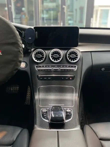 벤츠 C200 블랙PPF 루프스킨시공(포인팅 및 실내랩핑)